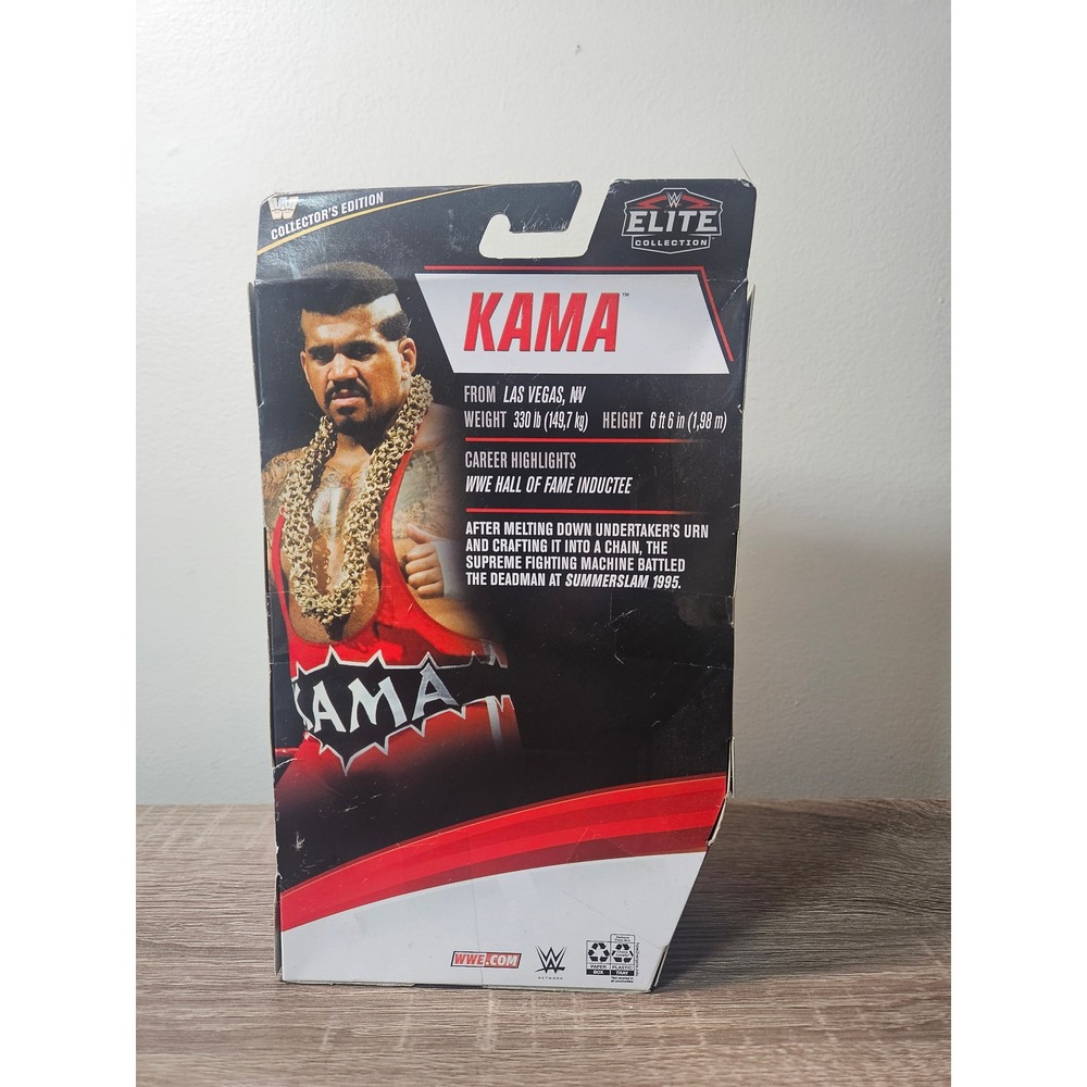 Mattel WWE Elite Collection Kama Collector's Edition Action Figure GVB68 New - Picture 4 of 6